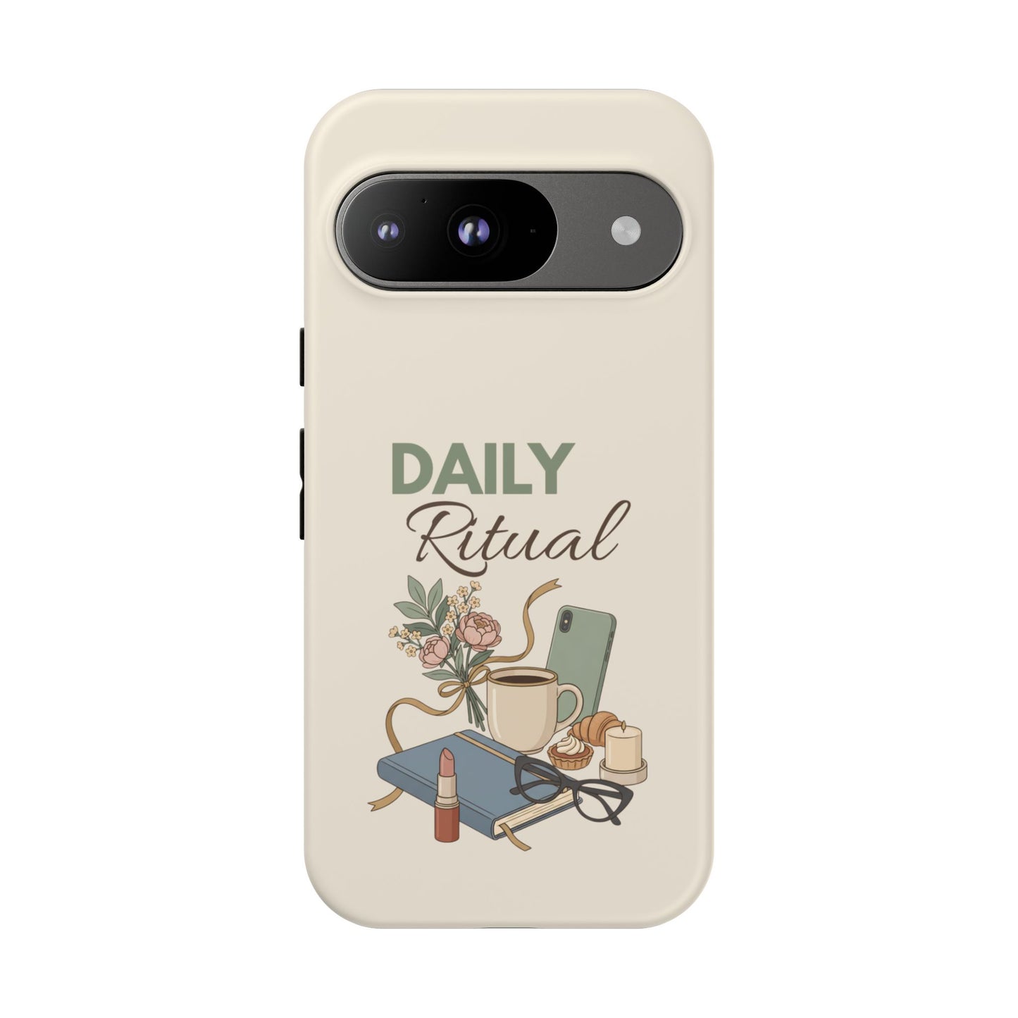 Daily Ritual Phone Case — Cozy Morning Coffee & Self-Care Design