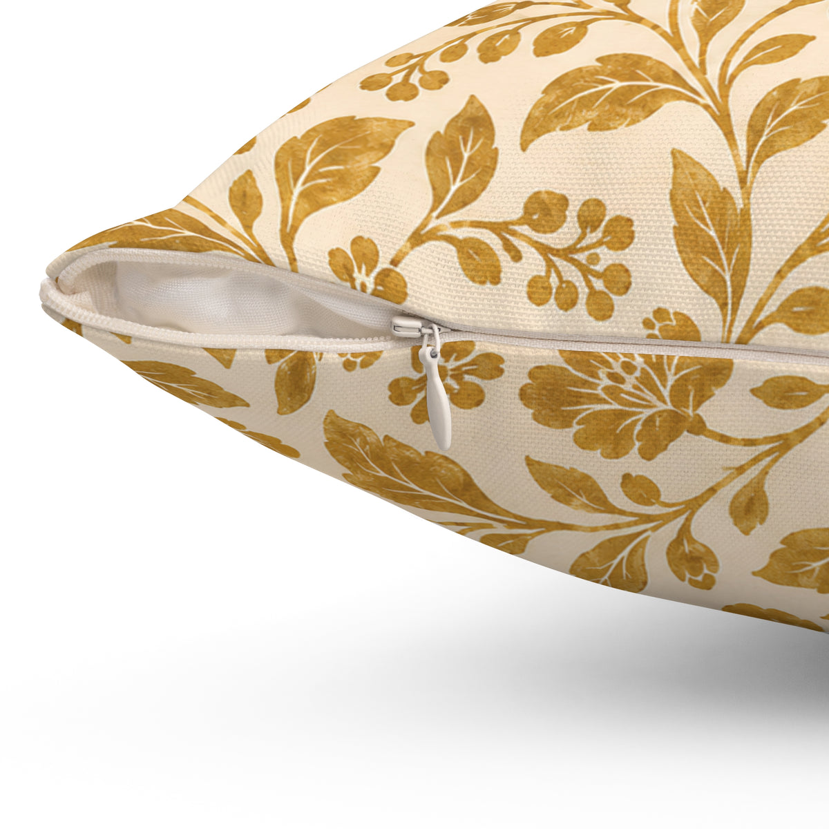 Vintage Floral Botanical Square Pillow
