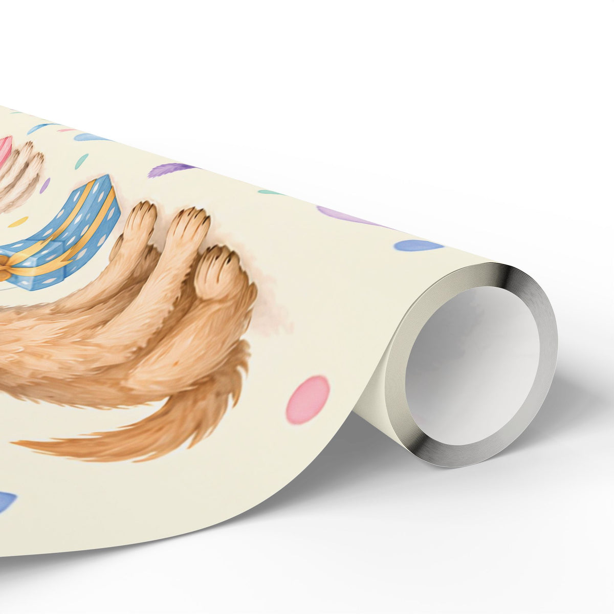 Dog Birthday Wrapping Paper — Cute Puppy Party Gift Wrap