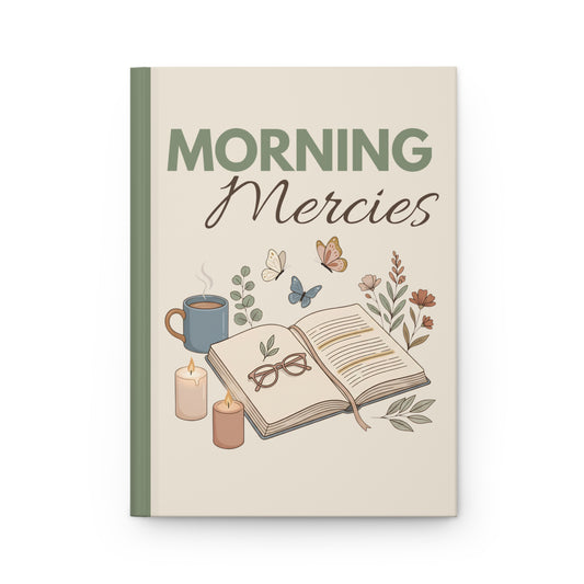 Morning Mercies Hardcover Journal — Guided Gratitude & Devotional Notebook