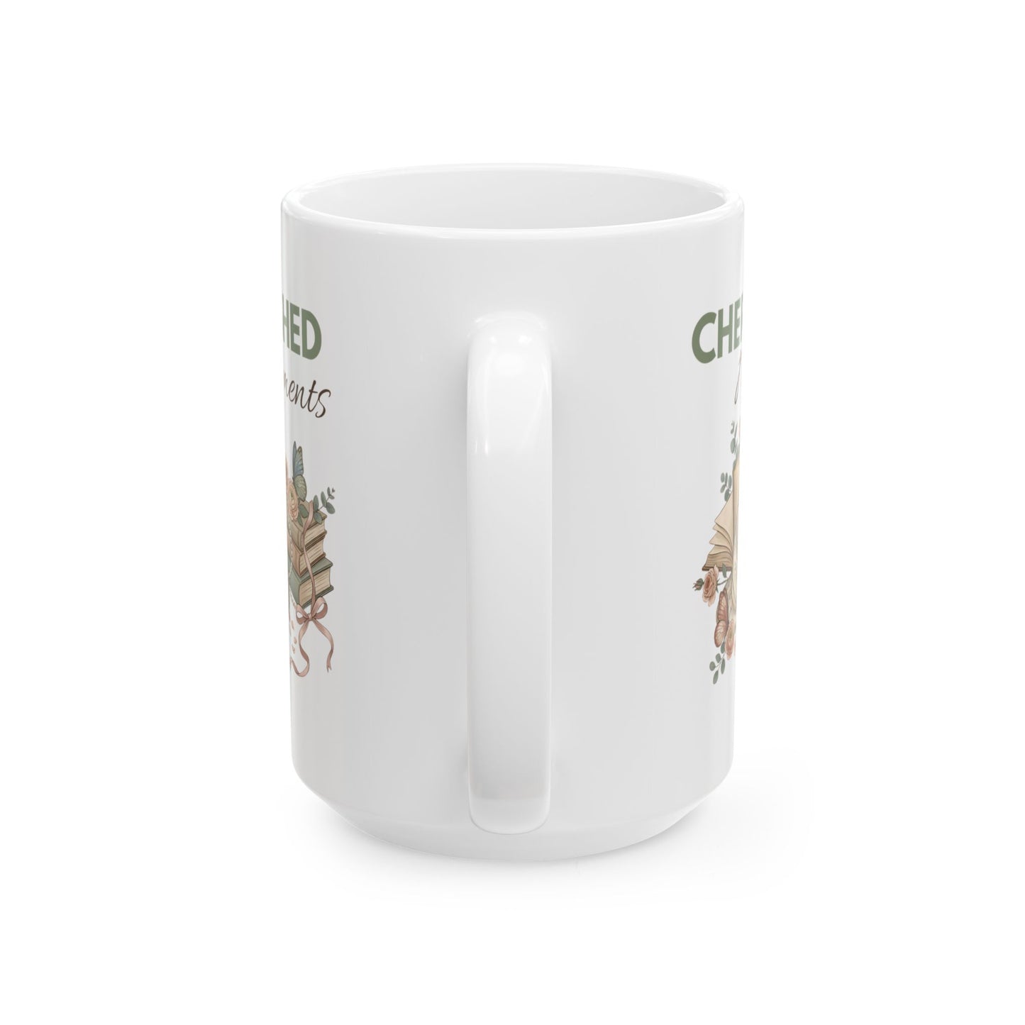 Cherished Moments Floral Ceramic Mug (11oz & 15oz)