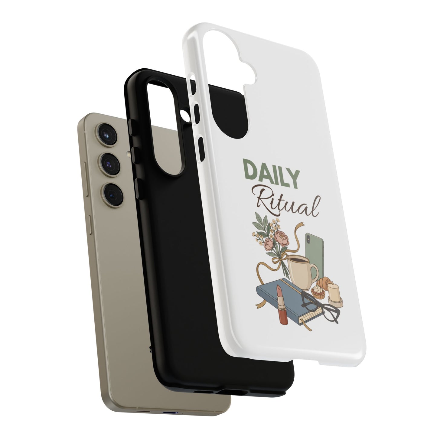 Daily Ritual Phone Case — Cozy Morning Coffee & Journal Design