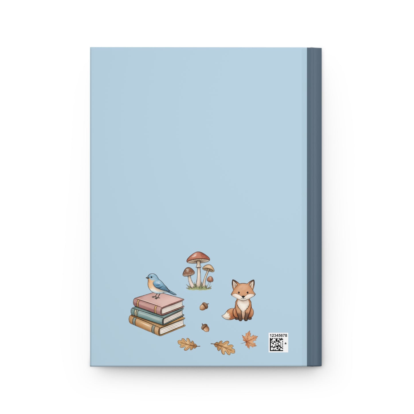 Personalized Hardcover Journal — 'Gabriel's Journal' Woodland Book-Lover Notebook