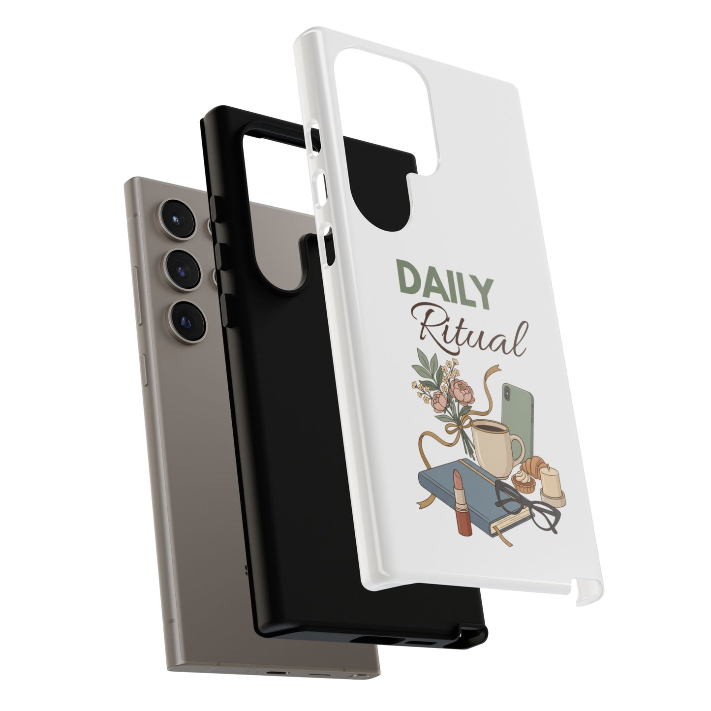 Daily Ritual Phone Case — Cozy Morning Coffee & Journal Design