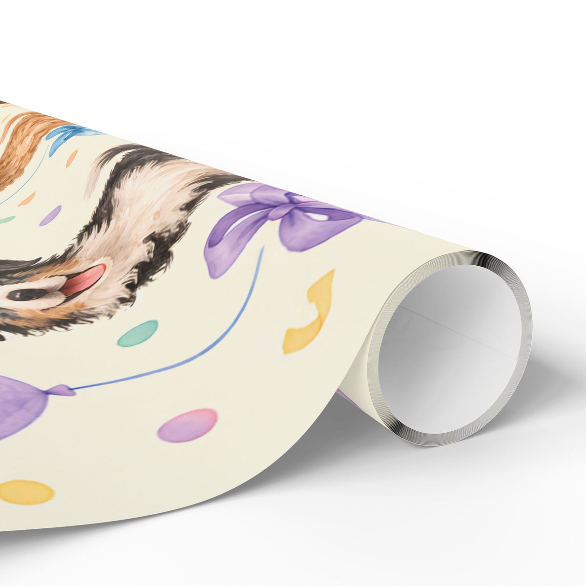 Dog Birthday Wrapping Paper — Cute Puppy Party Gift Wrap