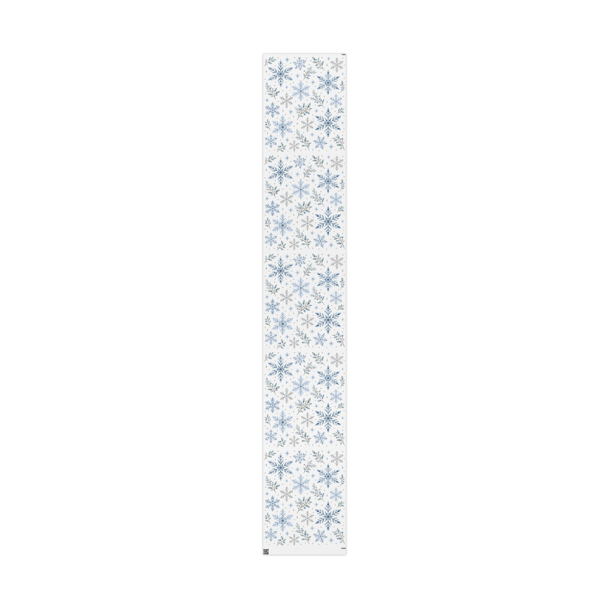 Blue Snowflake Wrapping Paper