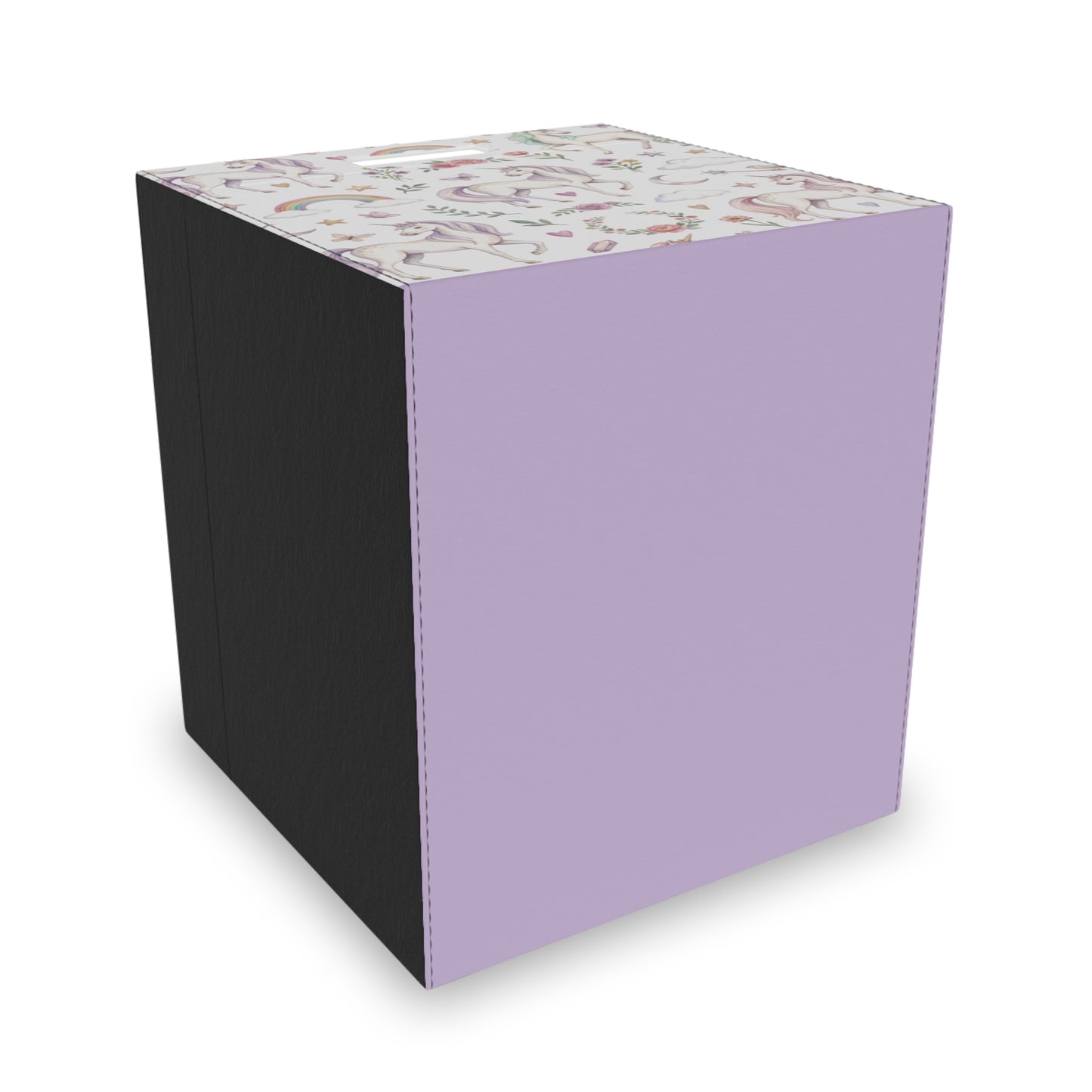 Unicorn Felt Storage Box — Pastel Magical Nursery Organizer