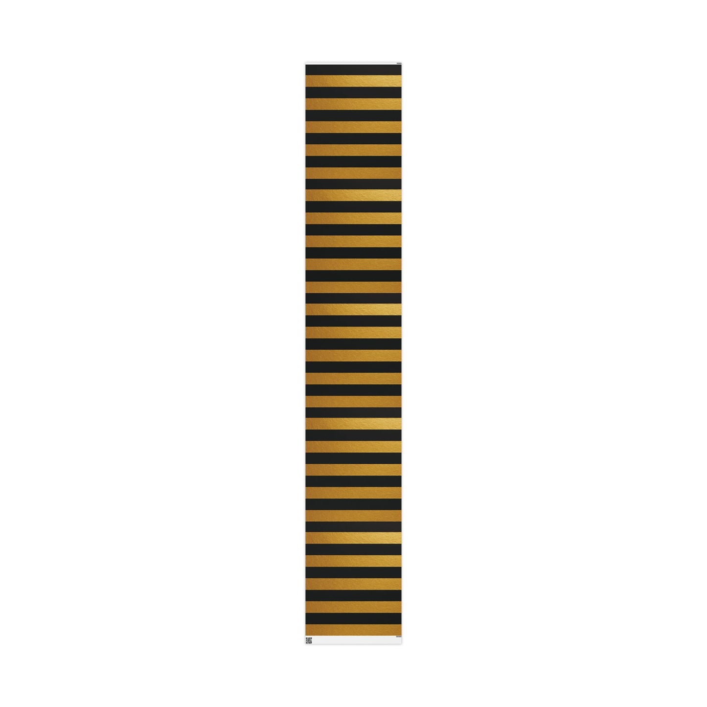 Chic Black & Gold Striped Wrapping Paper – Bold Luxury Gift Wrap