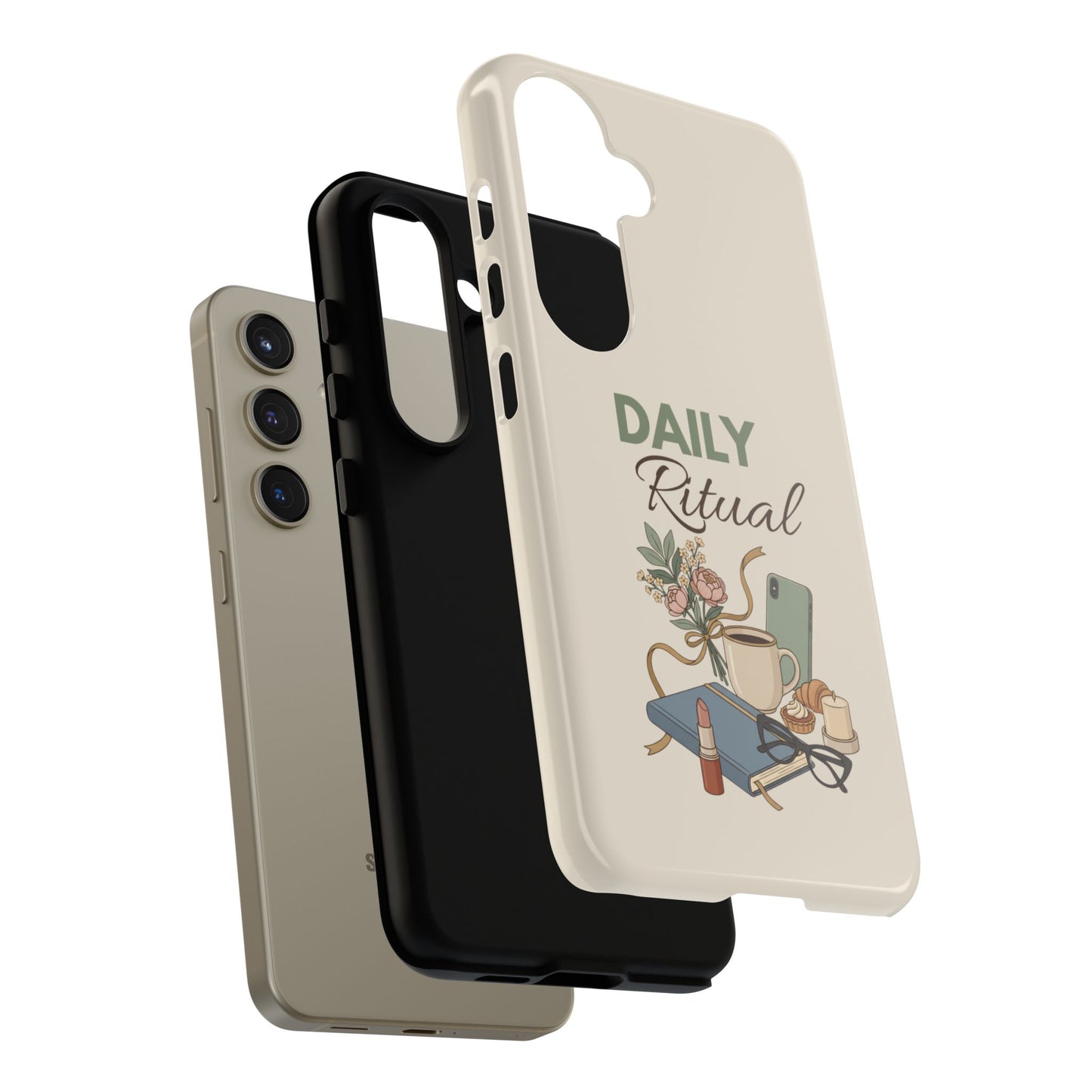 Daily Ritual Phone Case — Cozy Morning Coffee & Self-Care Design