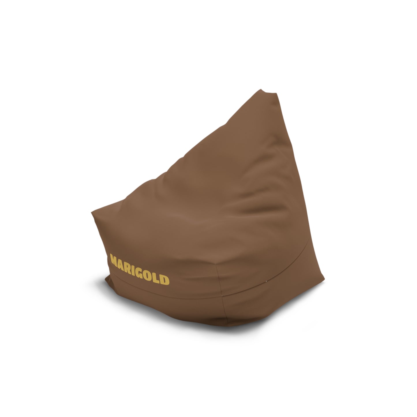Marigold Brown Bean Bag Cover – Cozy Accent Chair Slipcover