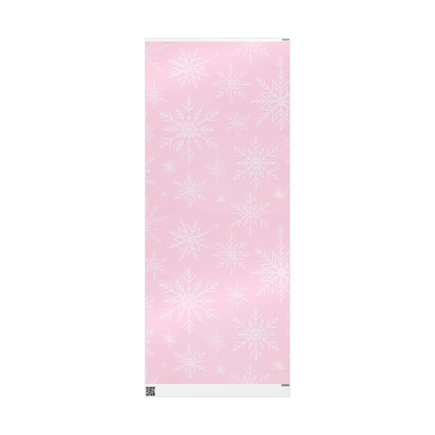 Pink Snowflake Wrapping Paper – Festive & Elegant Holiday Gift Wrap
