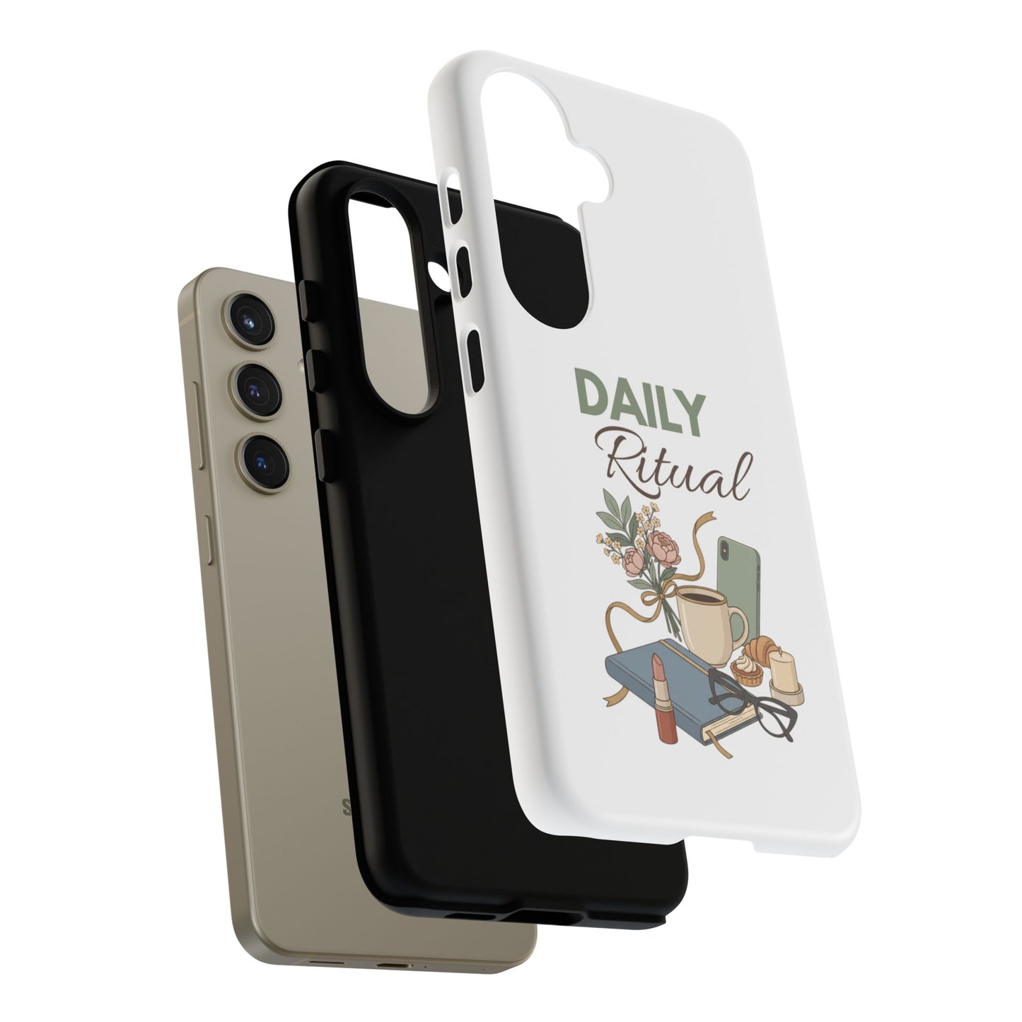 Daily Ritual Phone Case — Cozy Morning Coffee & Journal Design