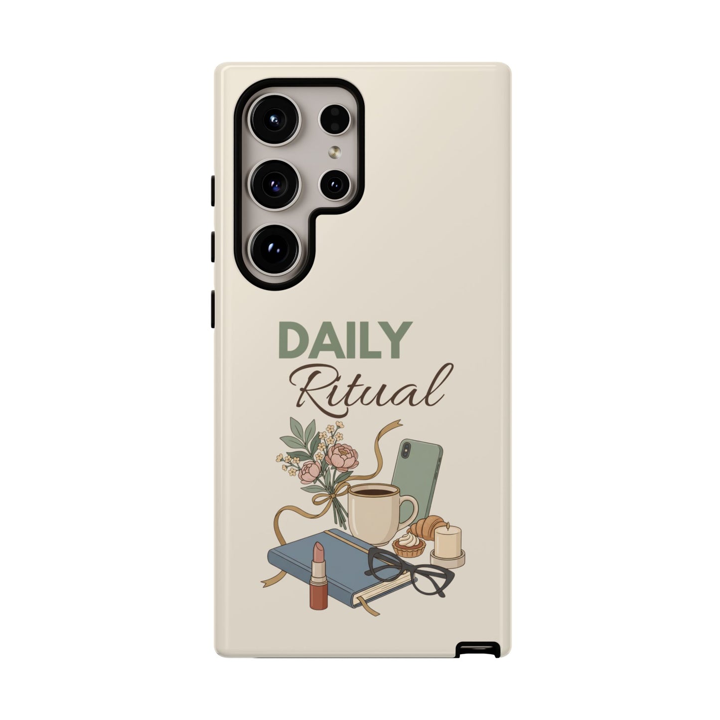 Daily Ritual Phone Case — Cozy Morning Coffee & Self-Care Design