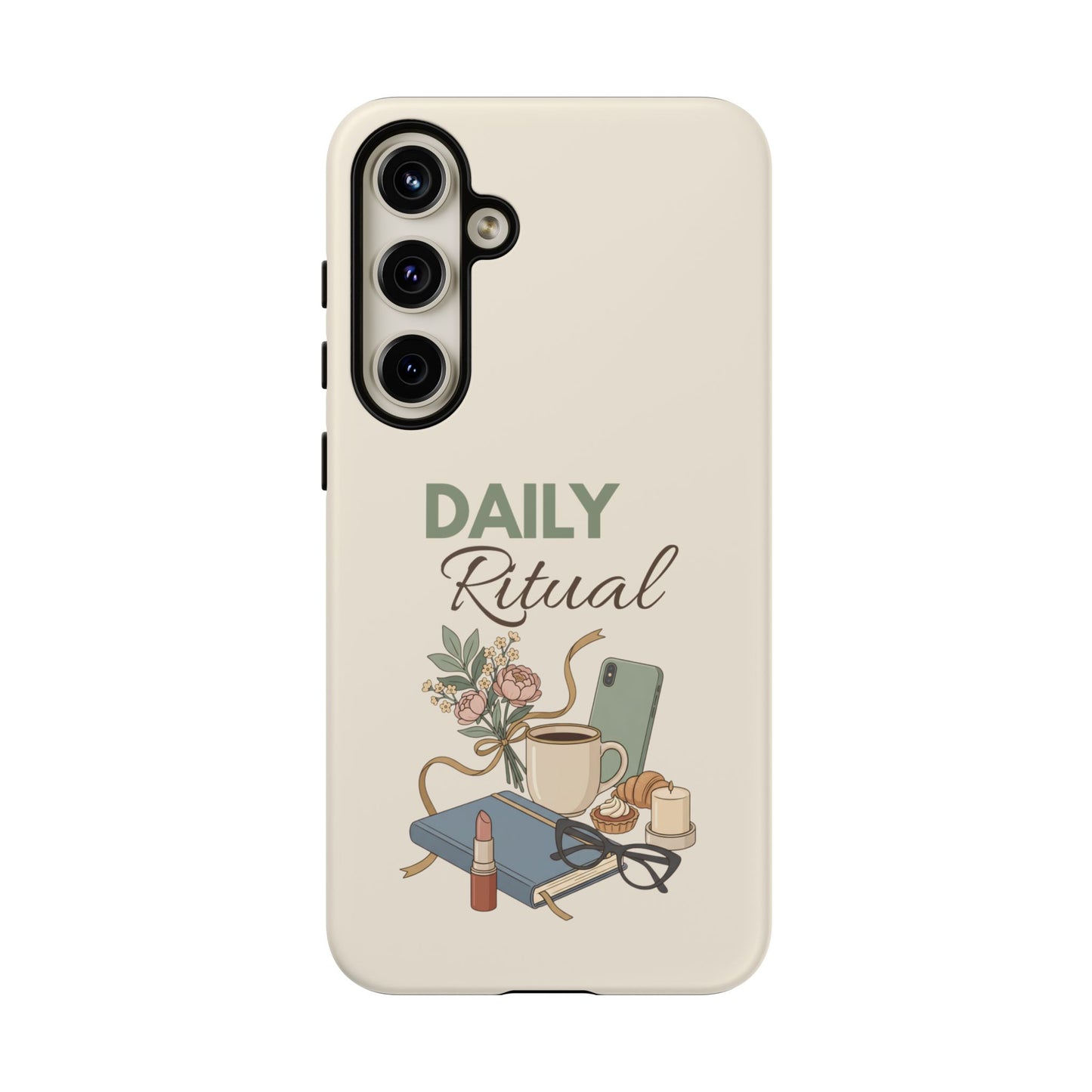 Daily Ritual Phone Case — Cozy Morning Coffee & Self-Care Design