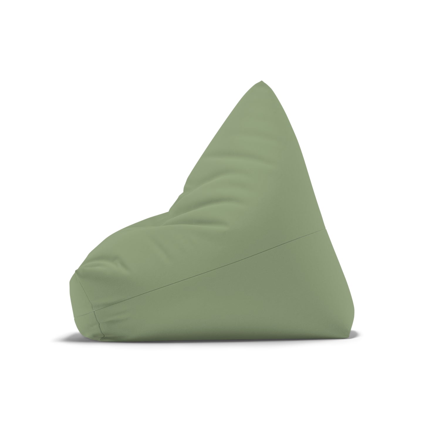 Personalized Olive Green Bean Bag Cover – Custom Name Accent