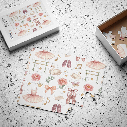 Ballet Kids Puzzle — 30-Piece Toddler Puzzle with Tutus, Ballerina Shoes & Swans