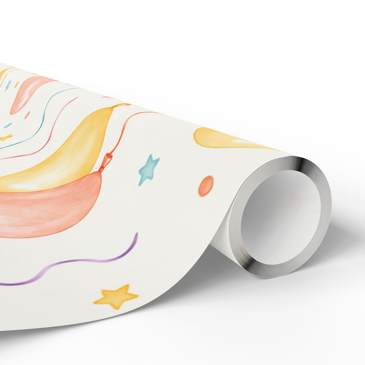 Balloon Confetti Wrapping Paper