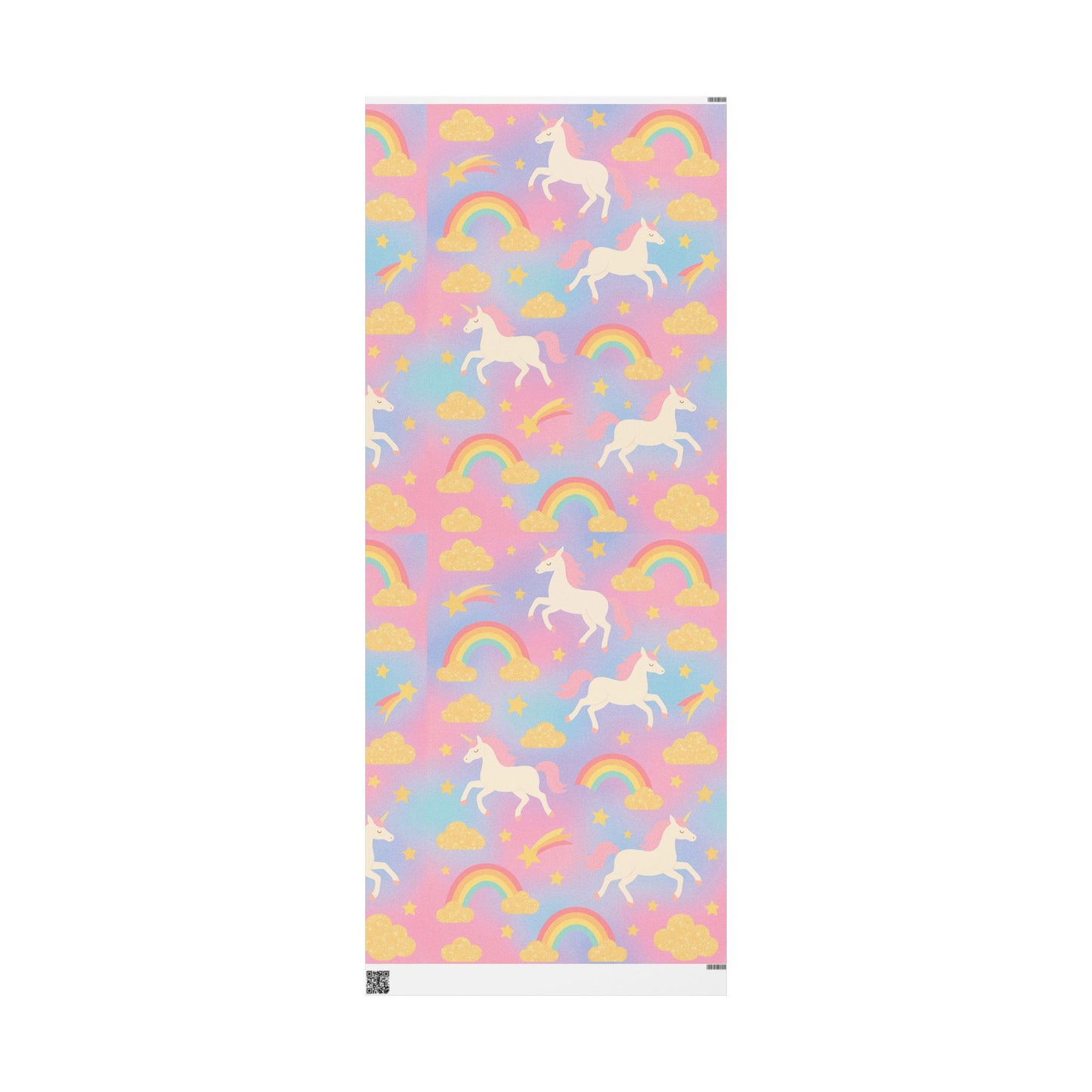 Magical Unicorn & Rainbow Wrapping Paper – Pink Pastel Fantasy Gift Wrap