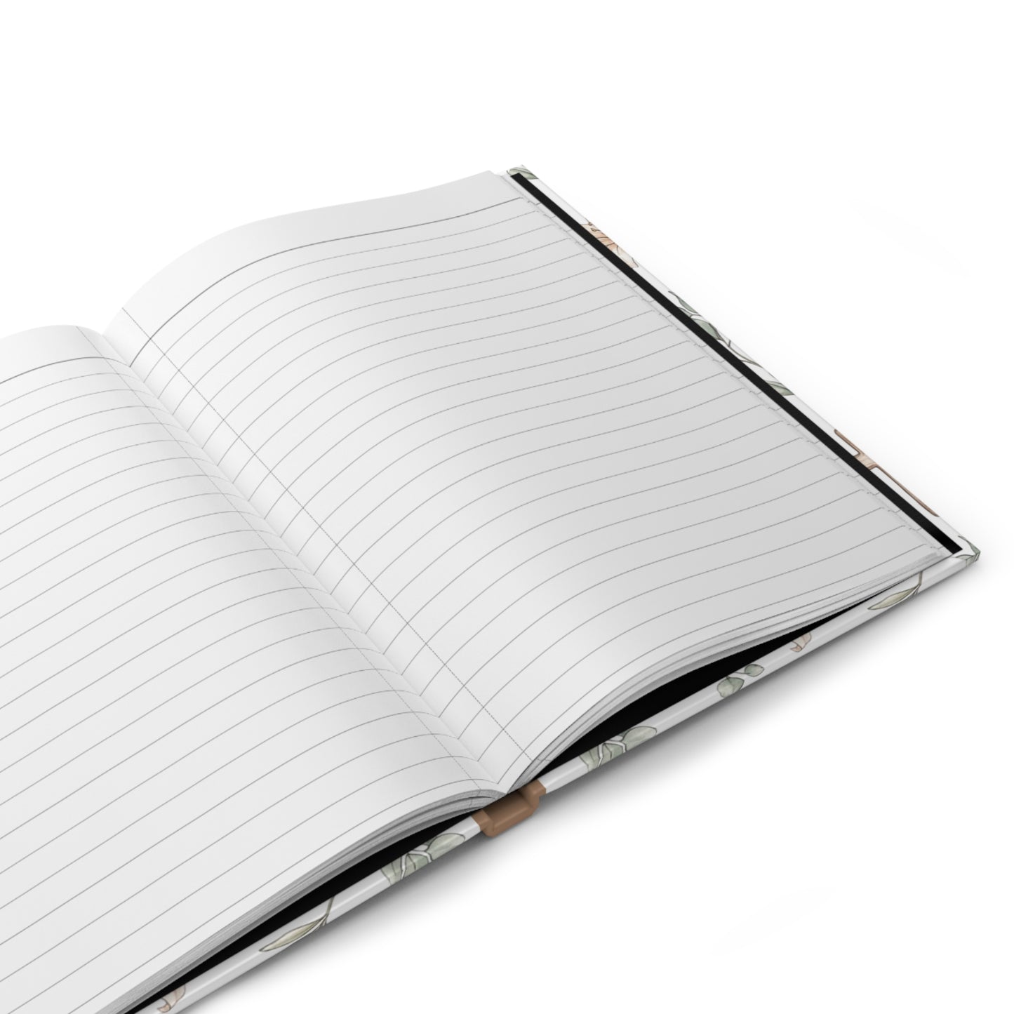 Floral Cross Hardcover Journal — Christian Prayer & Devotional Notebook