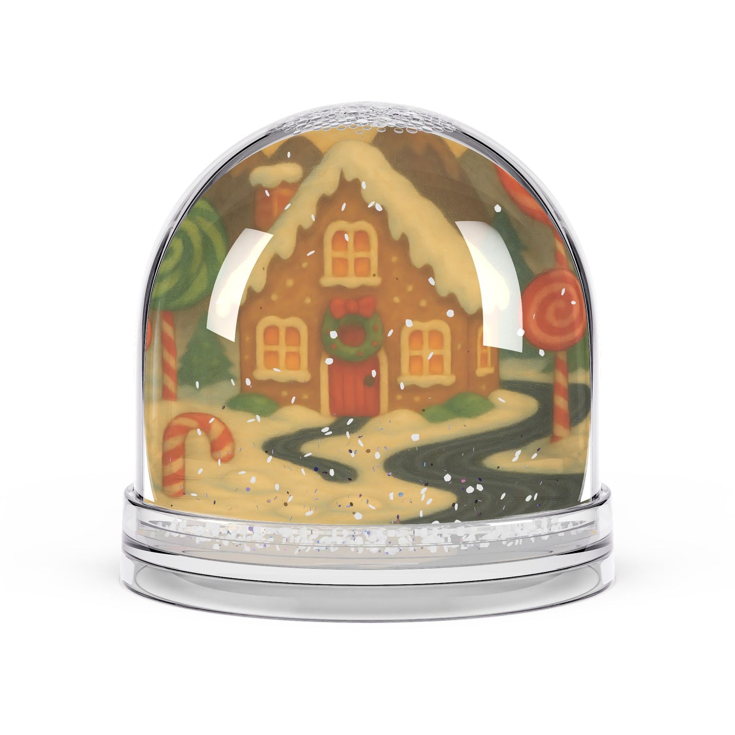 Gingerbread House Snow Globe – Candy Cane Lane Holiday Keepsake