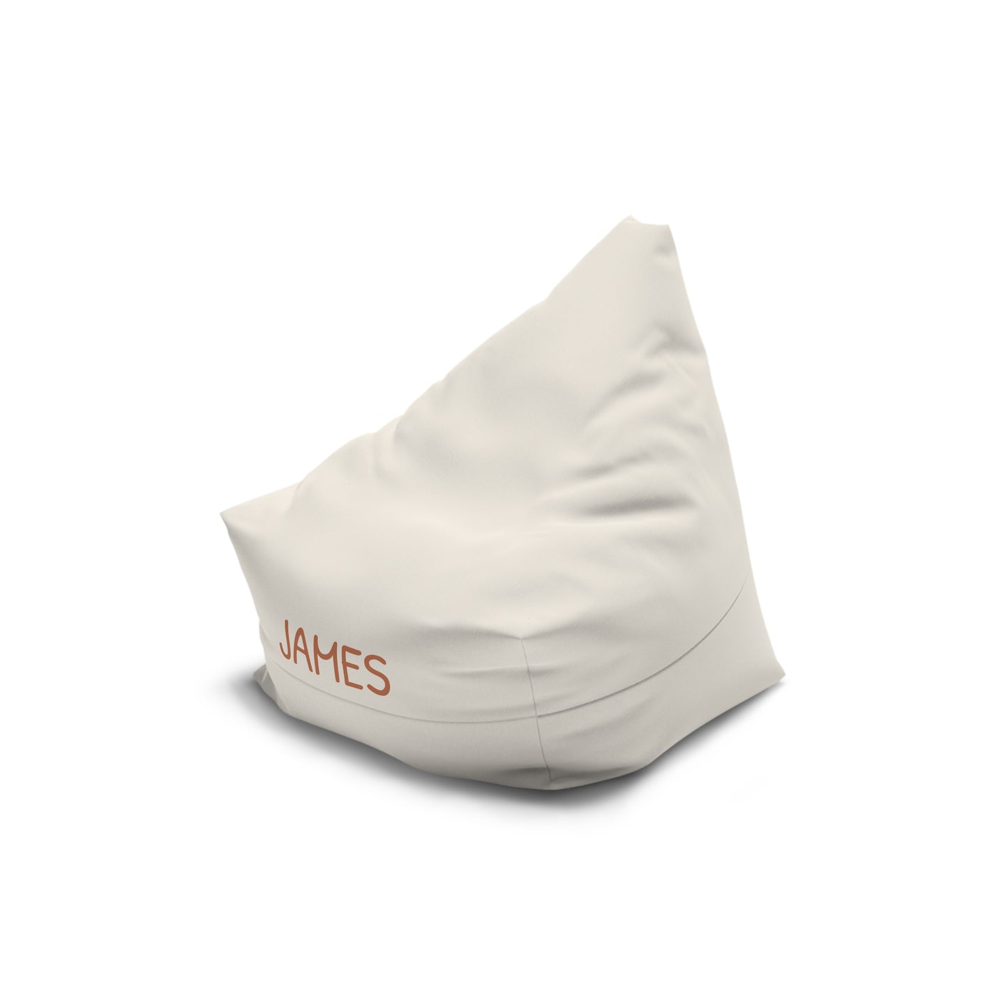 Personalized Bean Bag Chair Cover — Custom Name (e.g., JAMES)