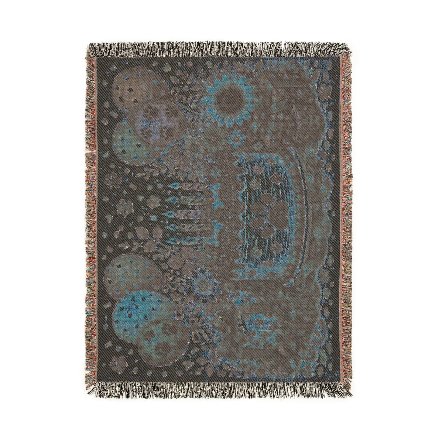 Birthday Paw Print Woven Blanket