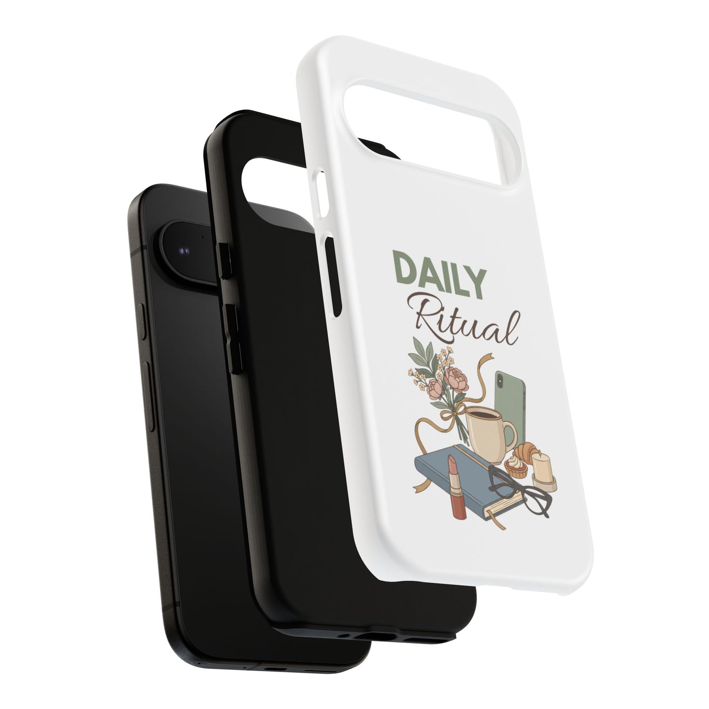 Daily Ritual Phone Case — Cozy Morning Coffee & Journal Design