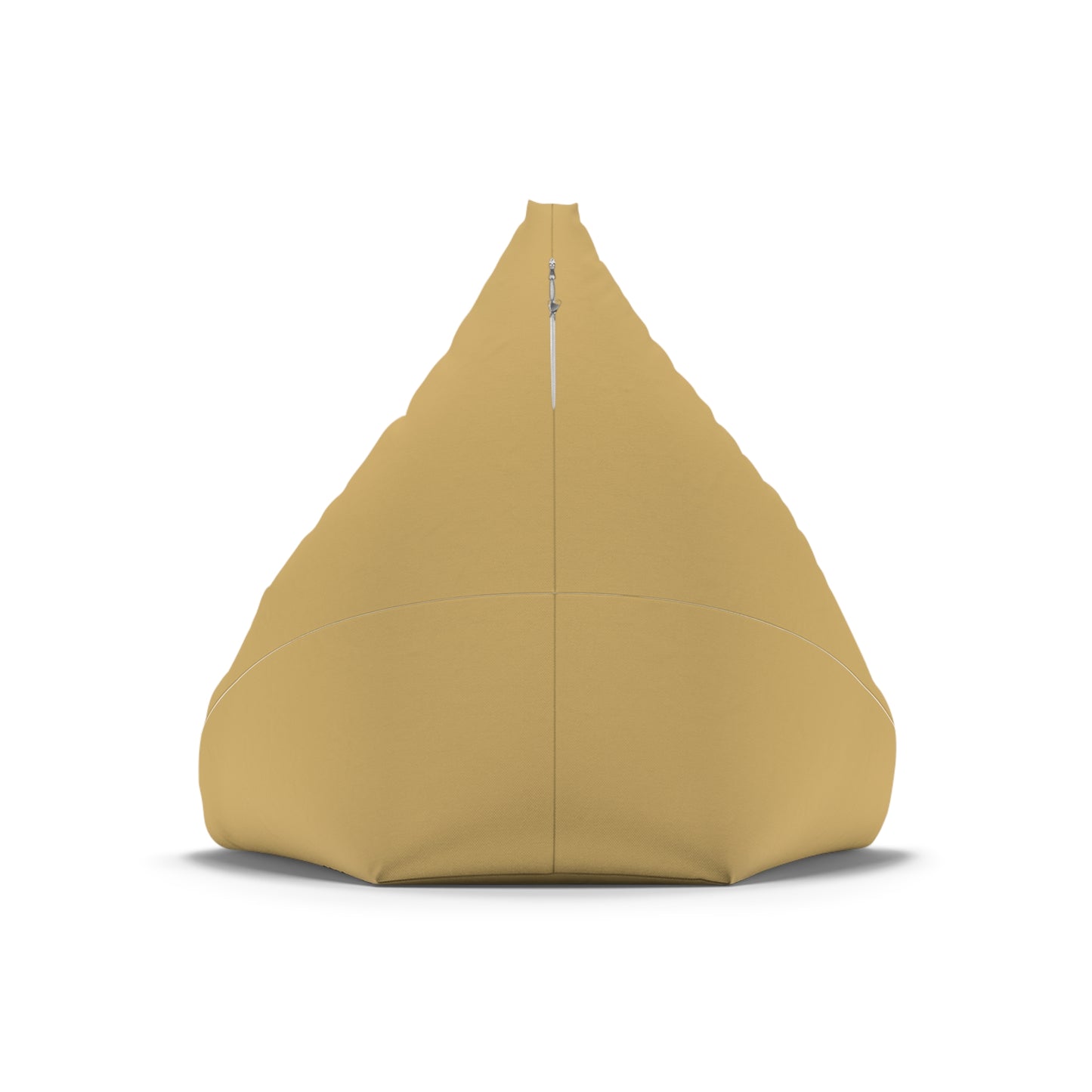 Personalized Kids Bean Bag Cover — Mustard Yellow with Bold Name (Elijah)