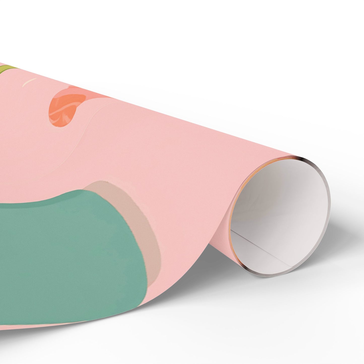 Kawaii Treats Wrapping Paper – Cute Sushi, Cupcakes, Avocados & More on Pink