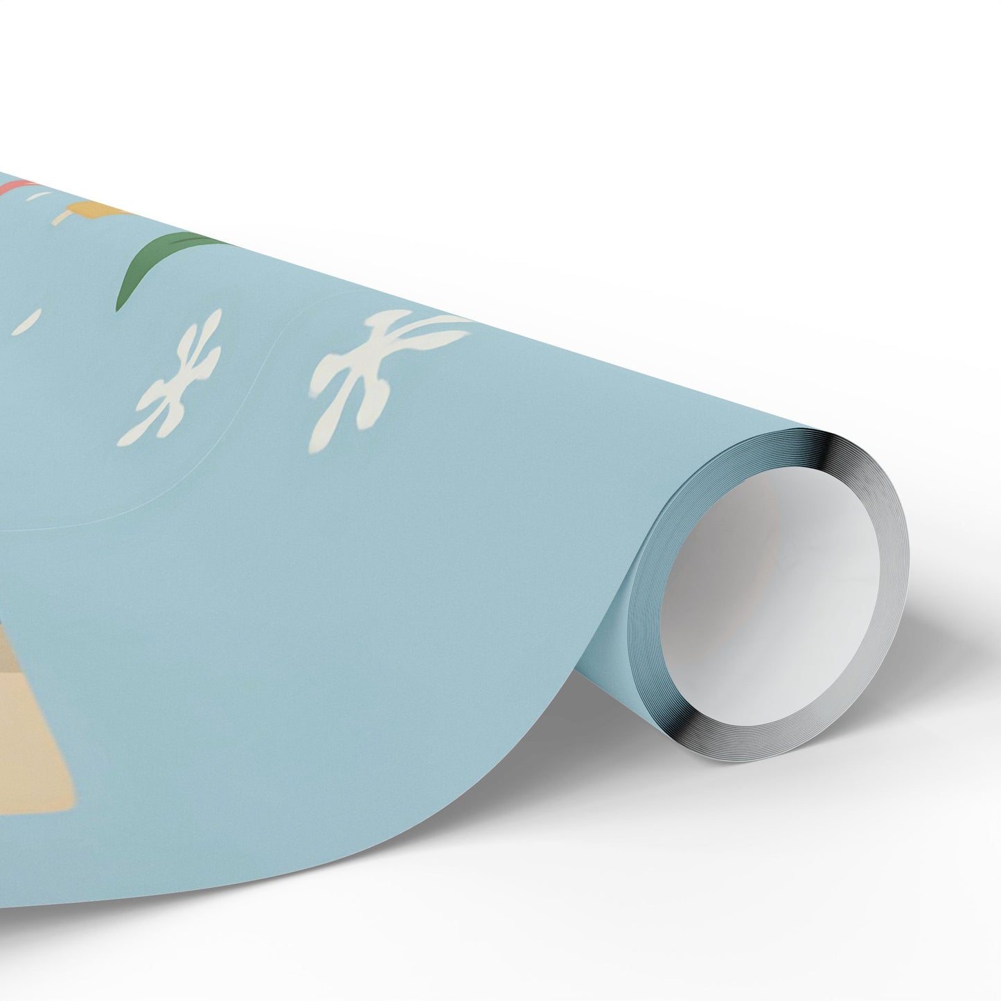 Whimsical Winter Village Wrapping Paper – Snowmen, Trees & Cozy Houses