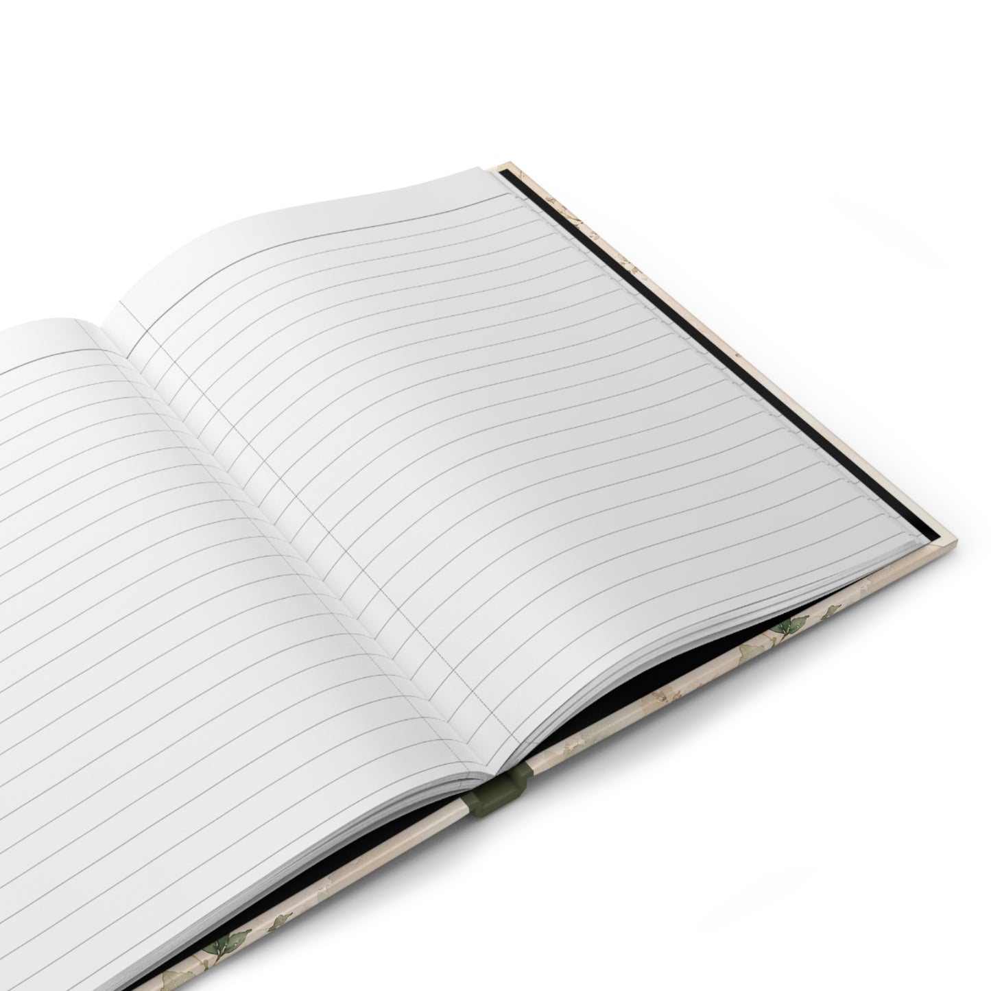 Prayer Hands Hardcover Journal — Floral Spiritual Devotional Notebook
