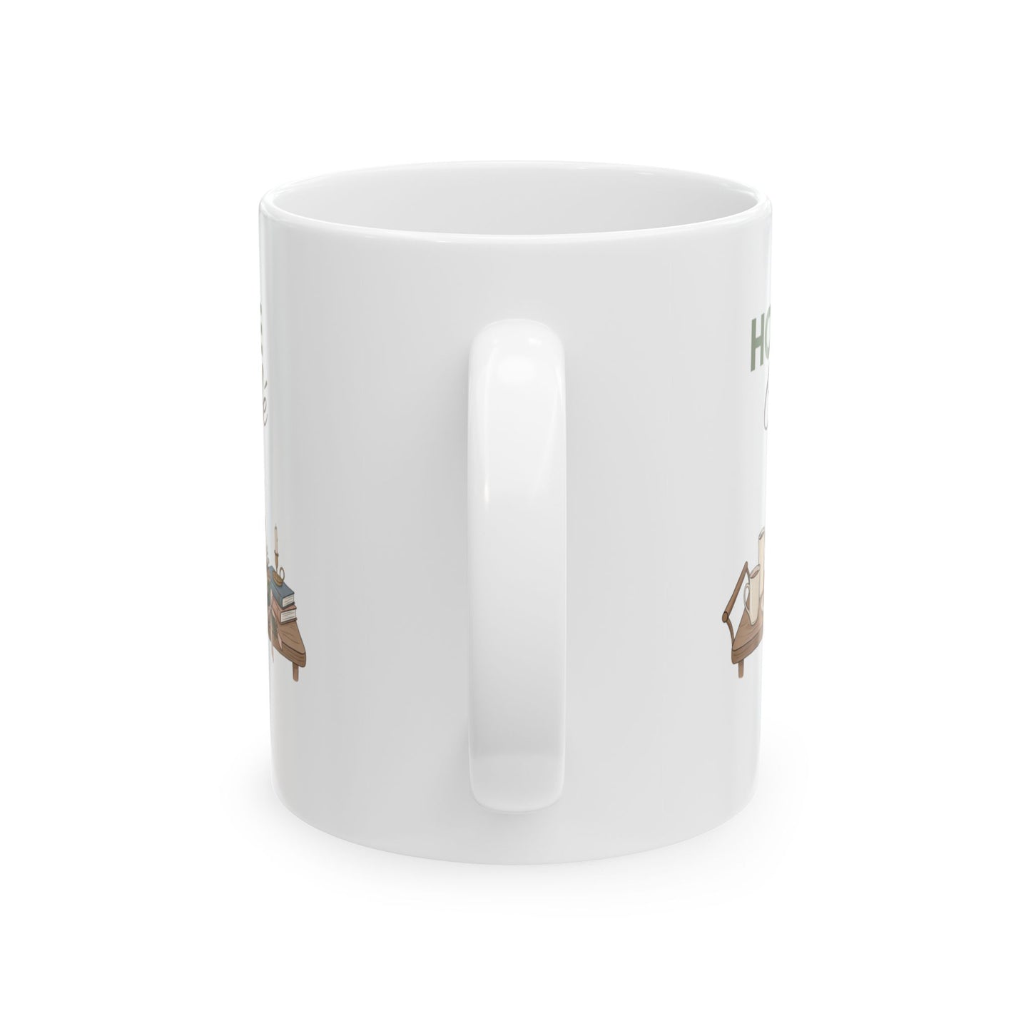 Home Café Ceramic Coffee Mug – Cozy Coffee Bar Mug – Coffee Lover Gift – Kitchen Coffee Cup – 11oz & 15oz