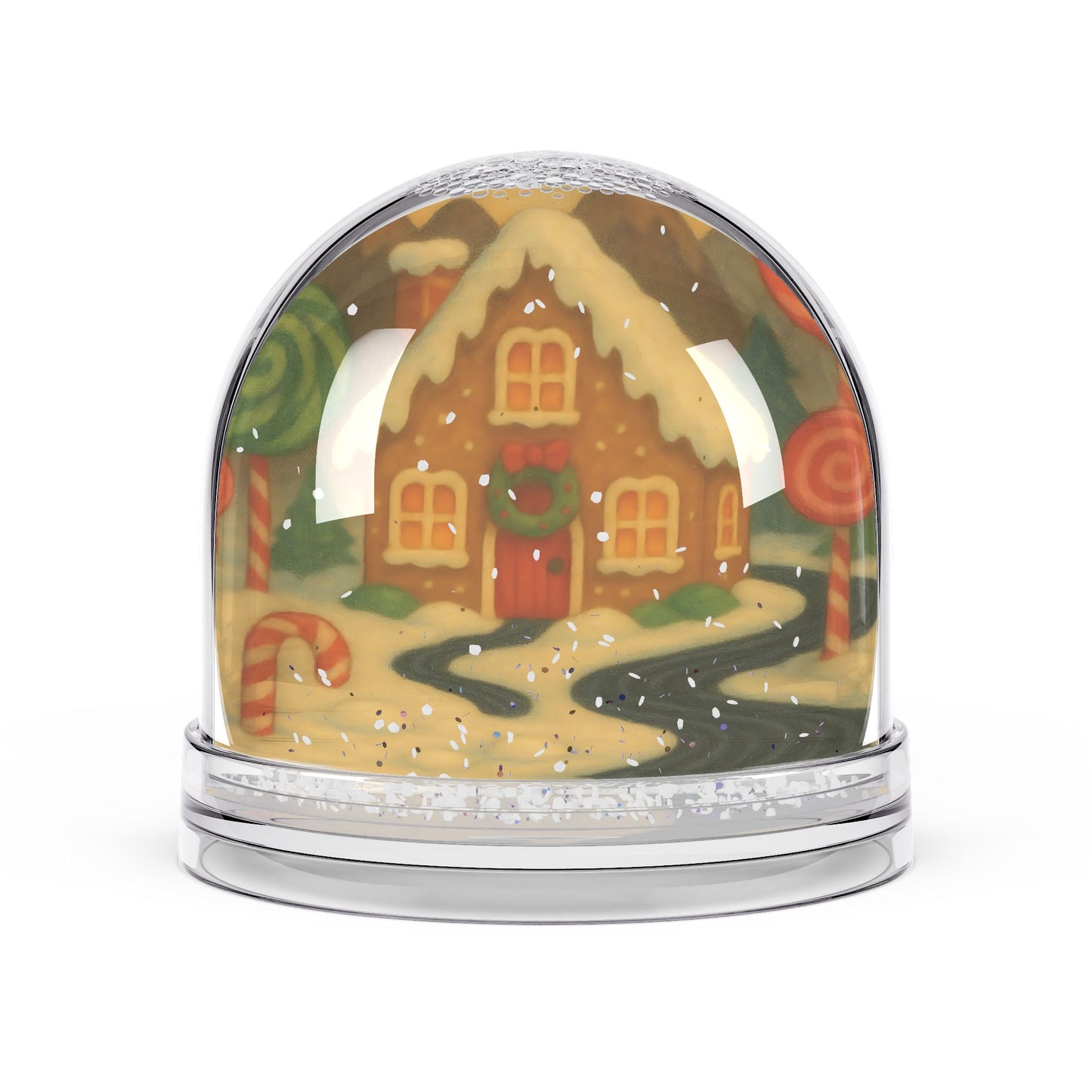 Gingerbread House Snow Globe – Candy Cane Lane Holiday Keepsake