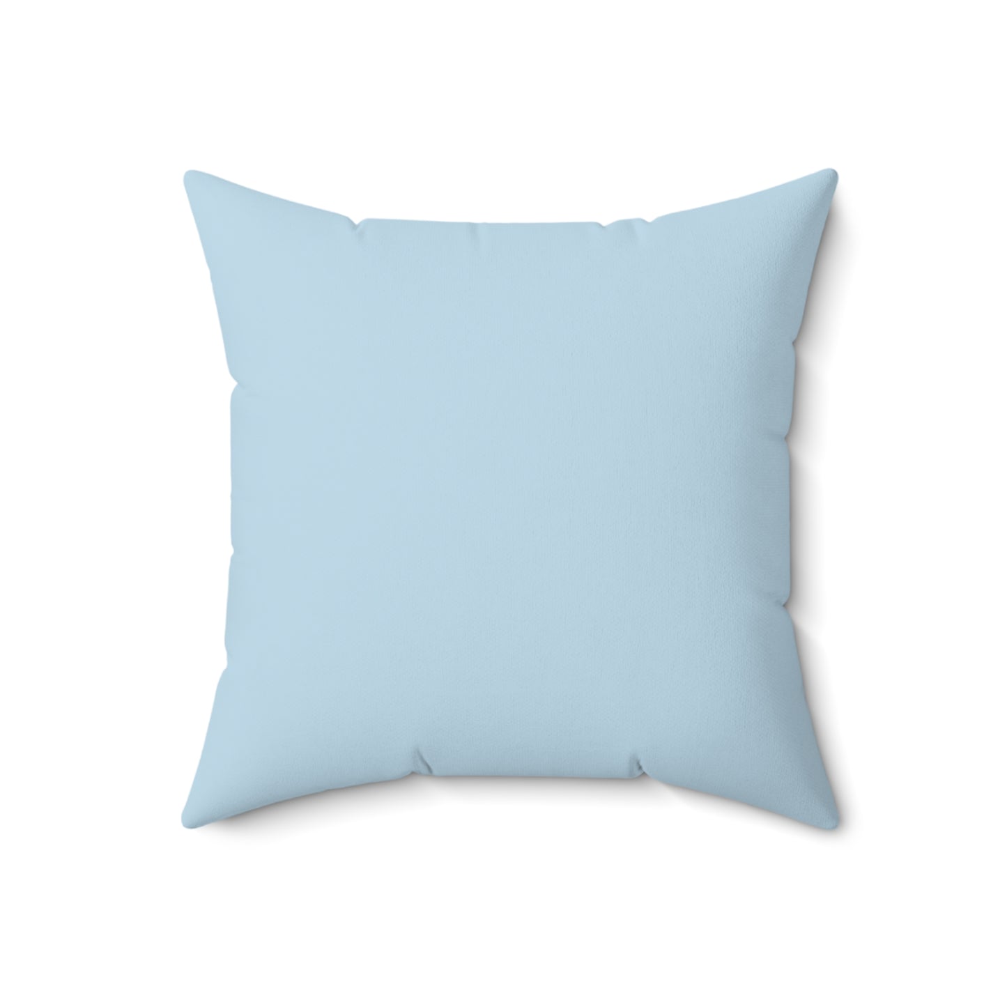 Unicorn Pattern Polyester Pillow — Pastel Rainbows & Floral Square Cushion