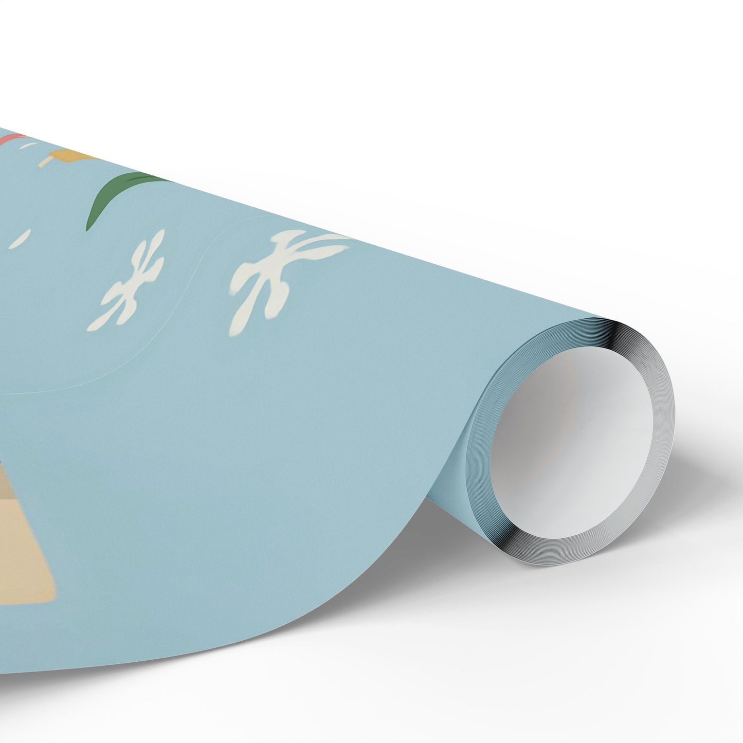Whimsical Winter Village Wrapping Paper – Snowmen, Trees & Cozy Houses