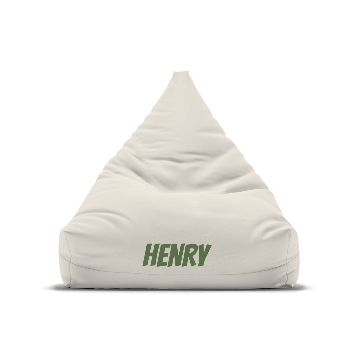 Personalized Bean Bag Cover — Custom Name (e.g., HENRY)