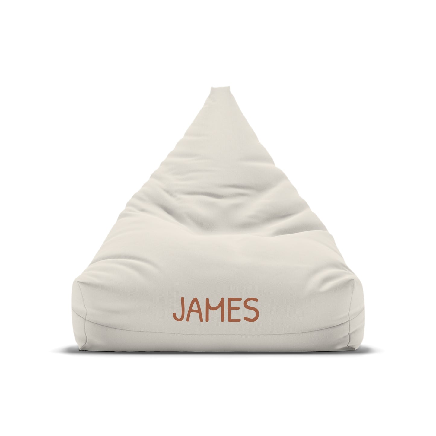 Personalized Bean Bag Chair Cover — Custom Name (e.g., JAMES)