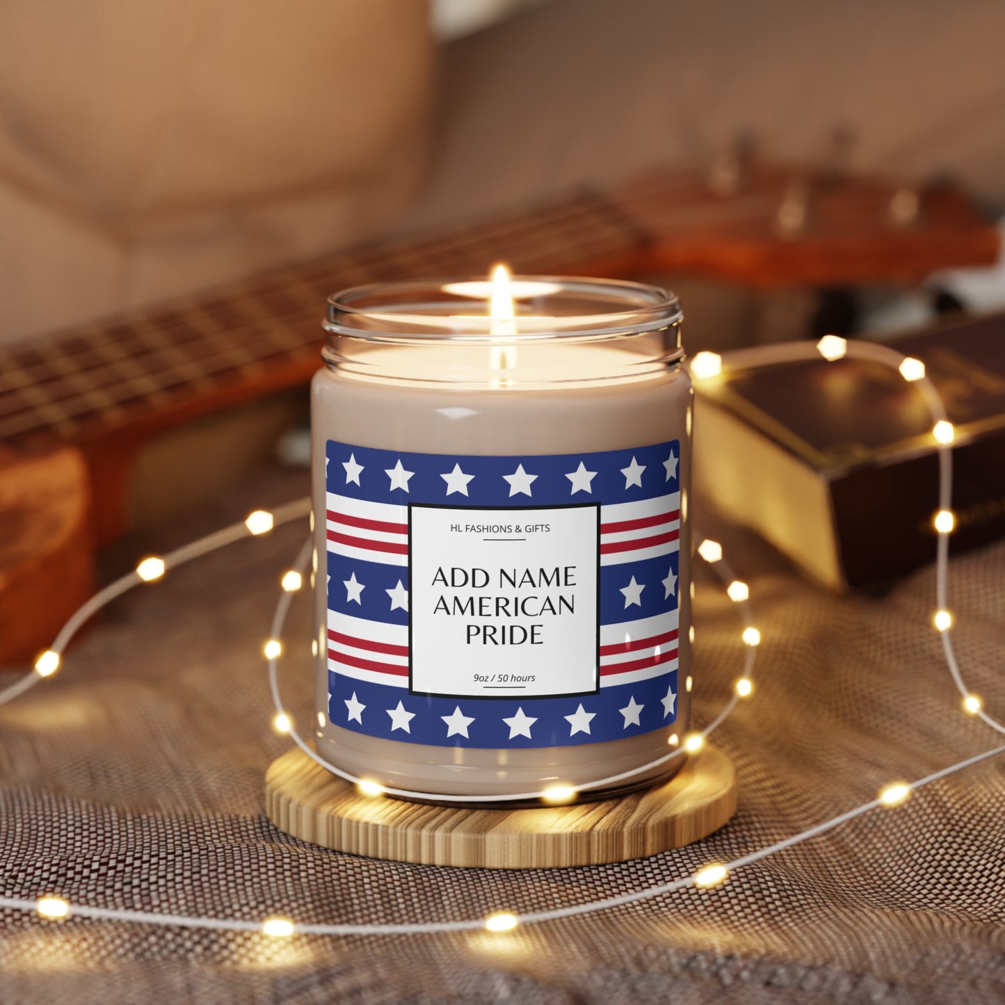 Custom American Pride Soy Candle