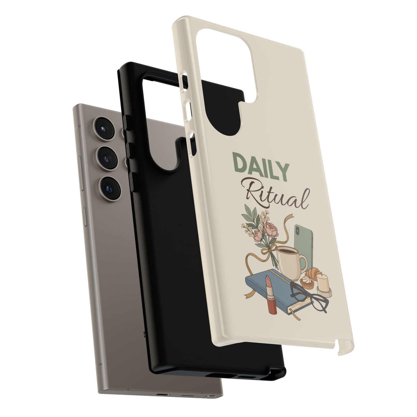 Daily Ritual Phone Case — Cozy Morning Coffee & Self-Care Design