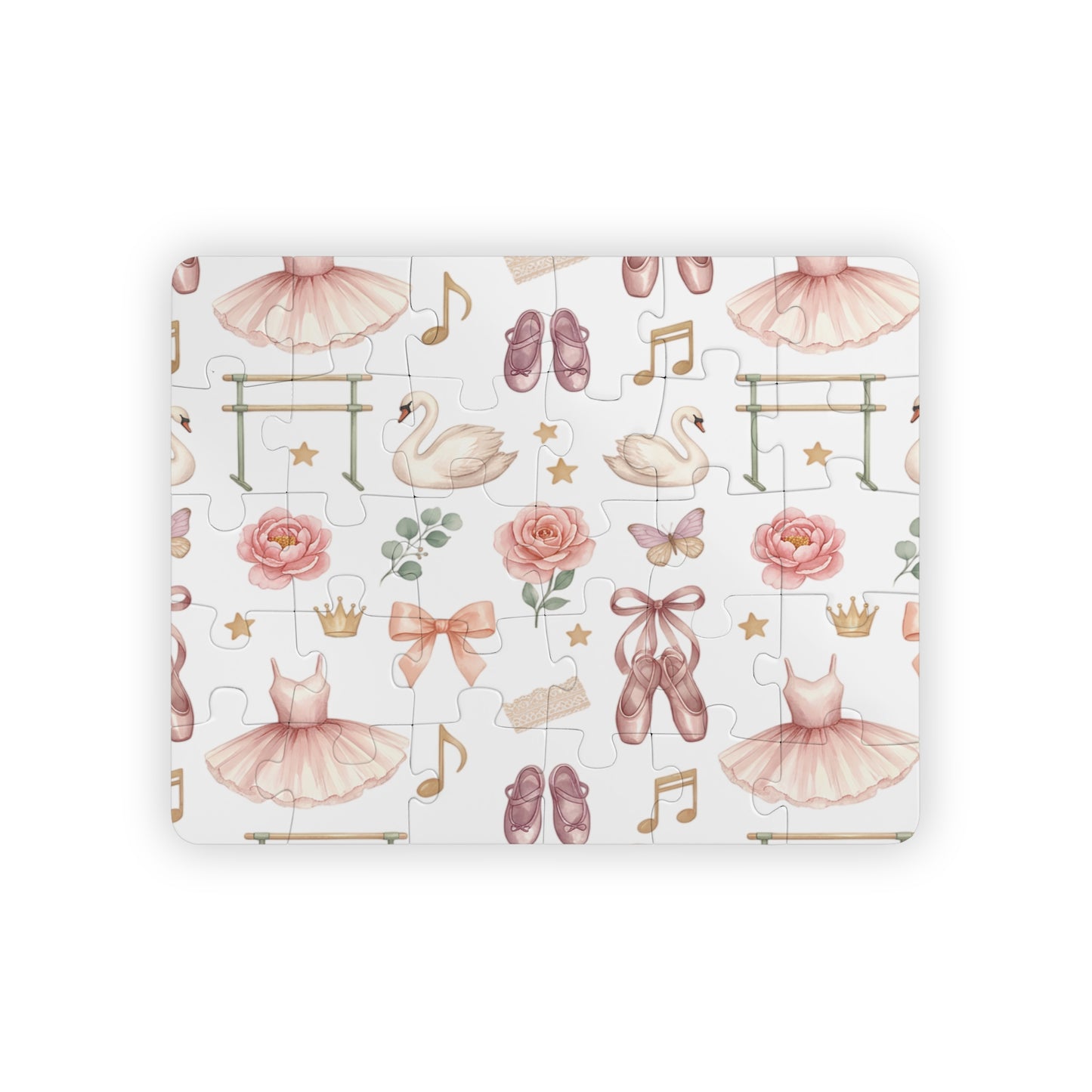 Ballet Kids Puzzle — 30-Piece Toddler Puzzle with Tutus, Ballerina Shoes & Swans