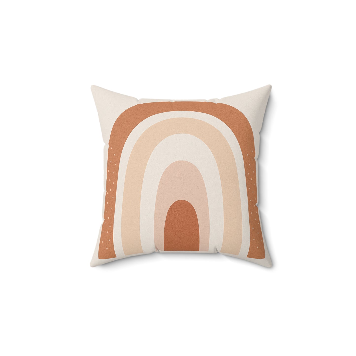 Boho Rainbow Pillow, Cozy Home Decor, Throw Pillow, Bohemian Style Cushion, Living Room Accent, Gift for Her