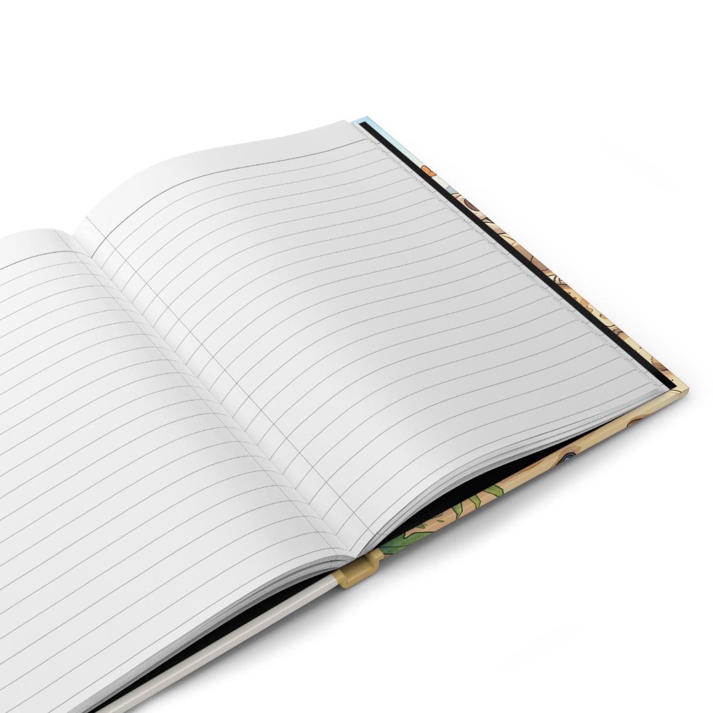 Hardcover Journal — Personalized "Haley's Musings" Nature & Dinosaur Keepsake