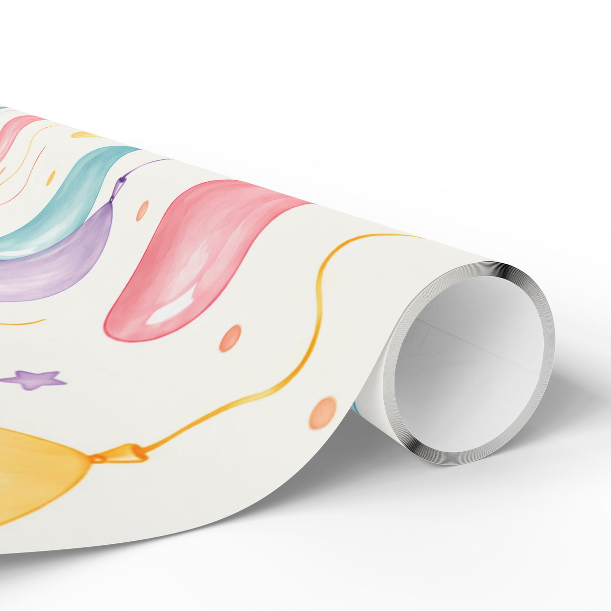 Balloon Confetti Wrapping Paper