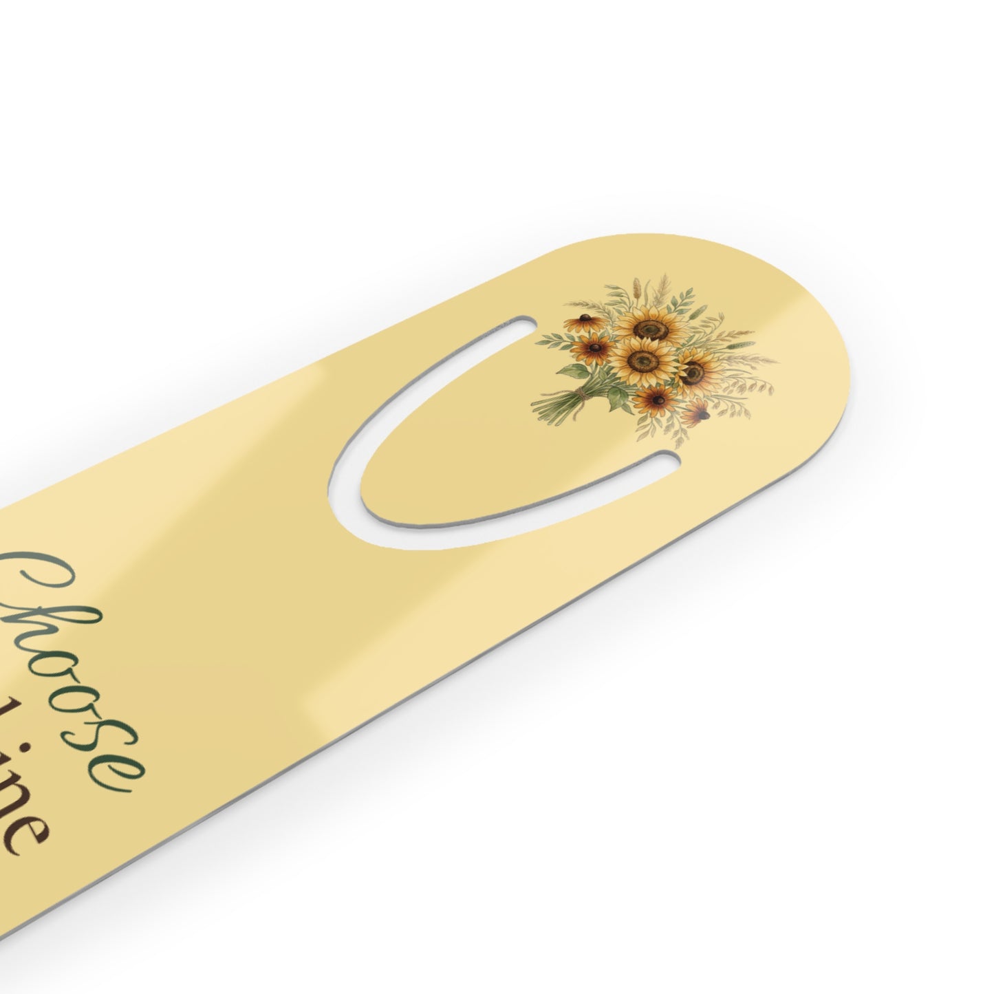 Sunflower 'Choose Sunshine' Bookmark