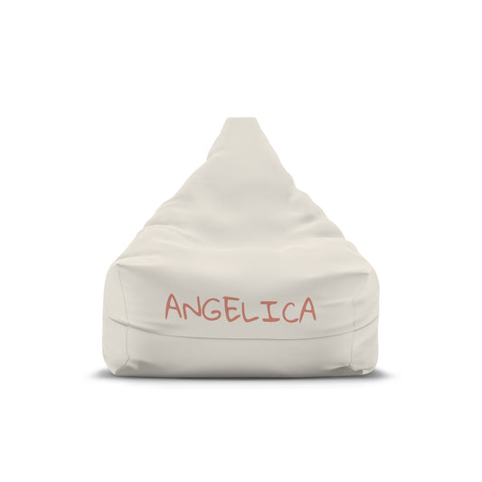 Personalized Bean Bag Cover — Name 'Angelica'