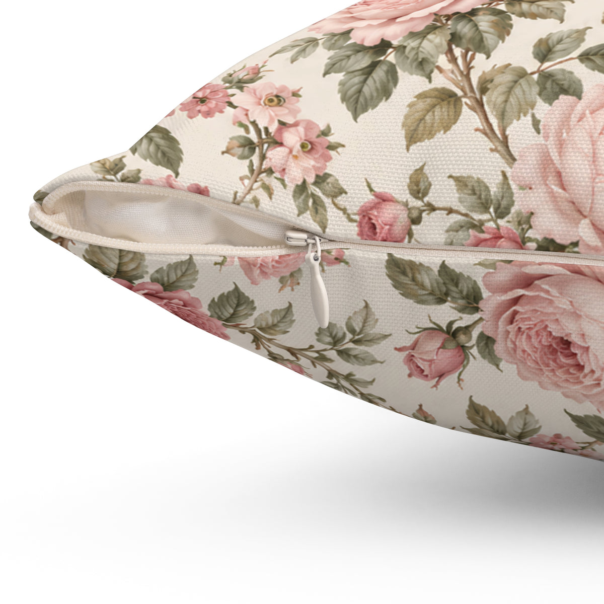 Floral Vintage Rose Pillow