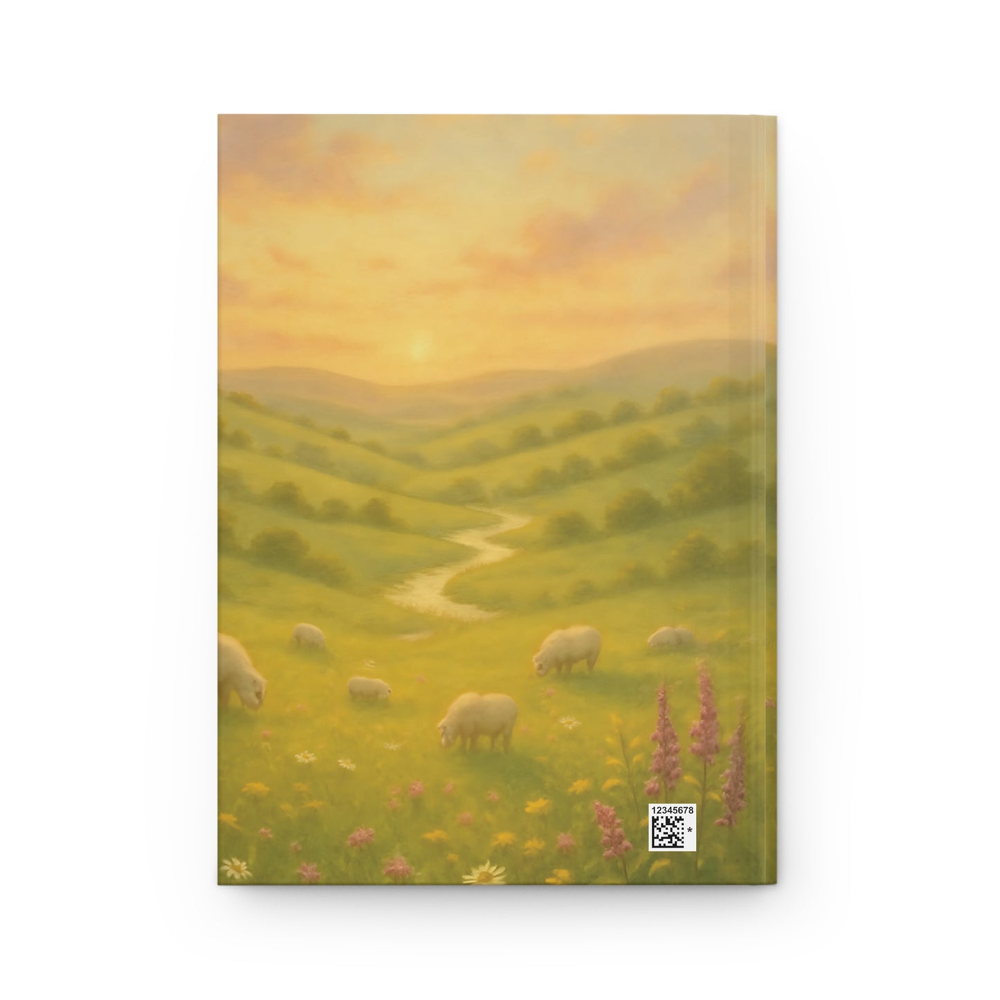 Golden Meadow Journal – Sunset Pasture Hardcover Notebook
