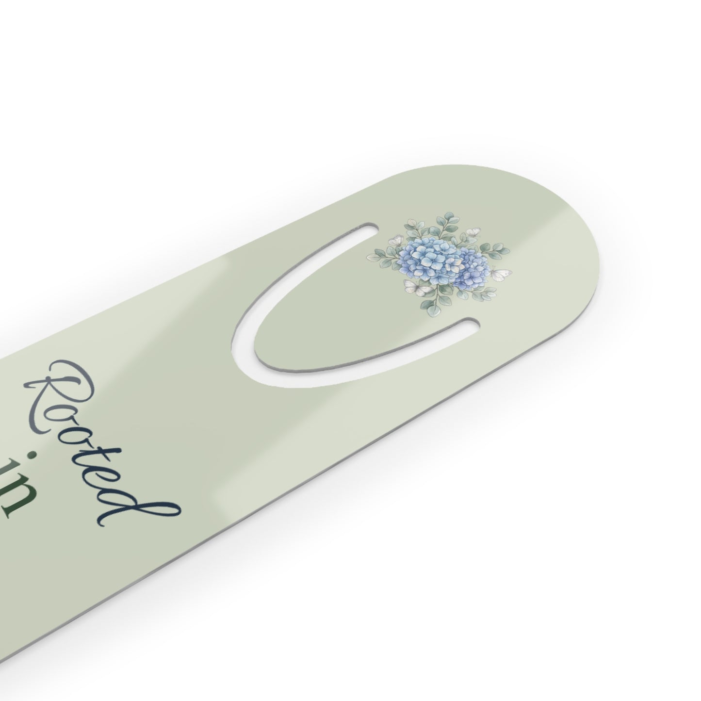 Bookmark - "Rooted in Joy" Floral Metal Bookmark