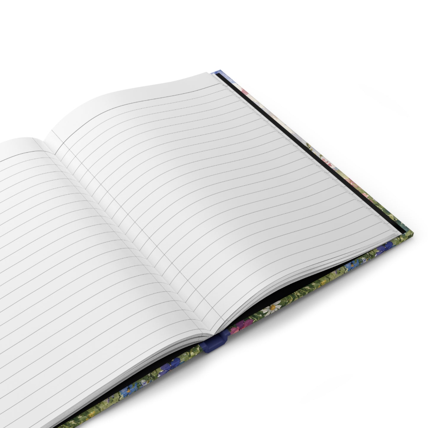 Inspirational Hardcover Journal — "His Promises Never Fail" Christian Rainbow Faith Notebook