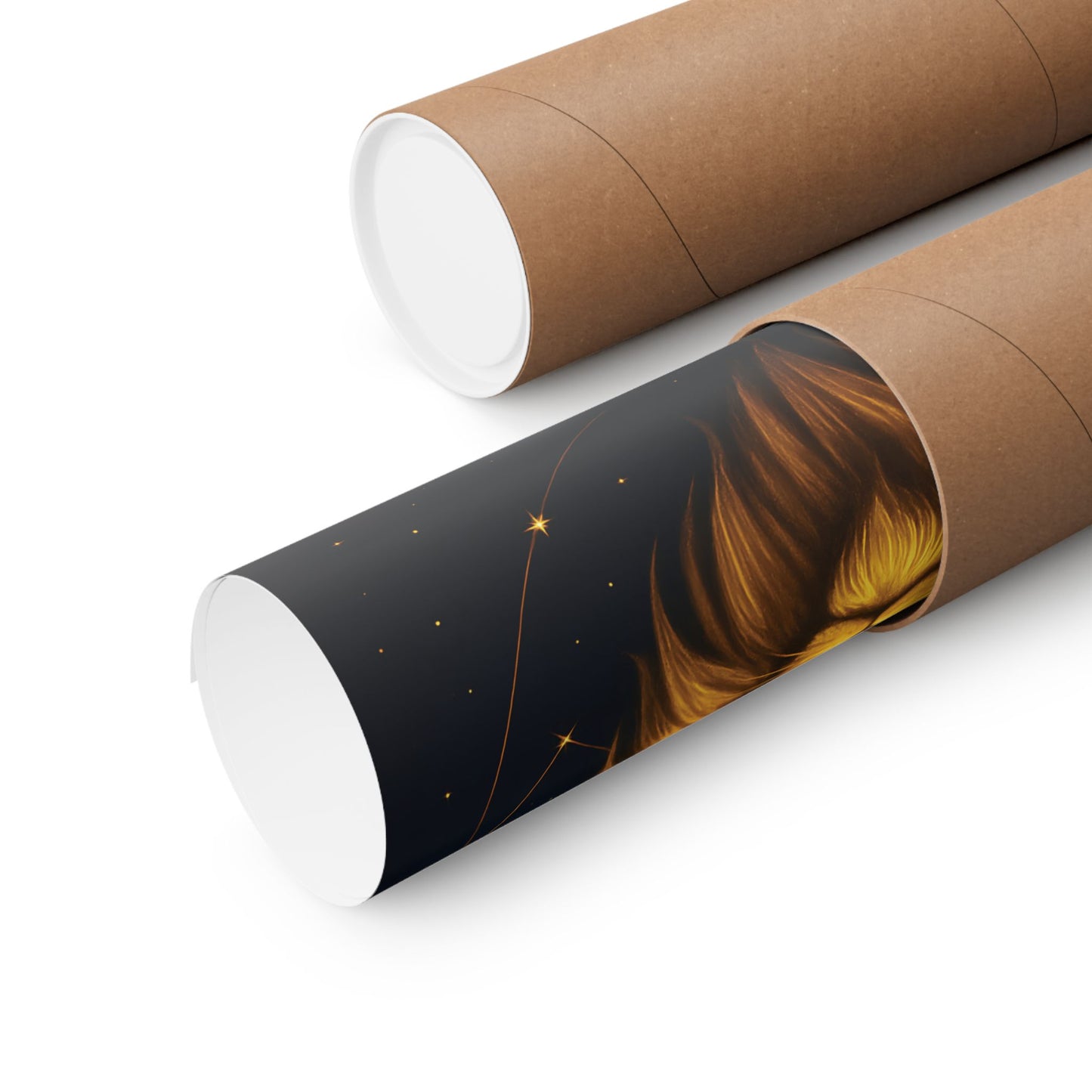 Leo Zodiac Constellation Matte Poster – Celestial Lion Astrology Wall Art Print (Multiple Sizes)
